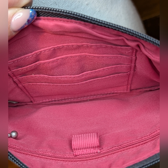 BAGGALLINI Nylon Gray Crossbody Bag Travel Purse - Picture 9 of 12